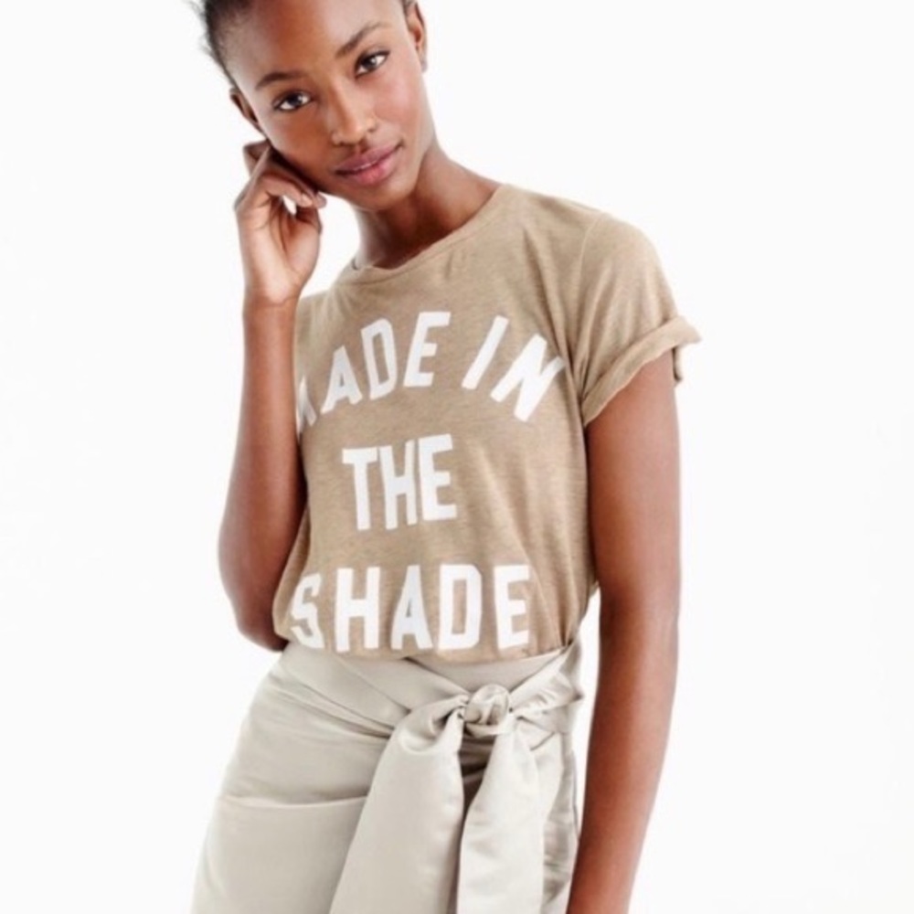 J. Crew Made in the Shade Linen T-Shirt